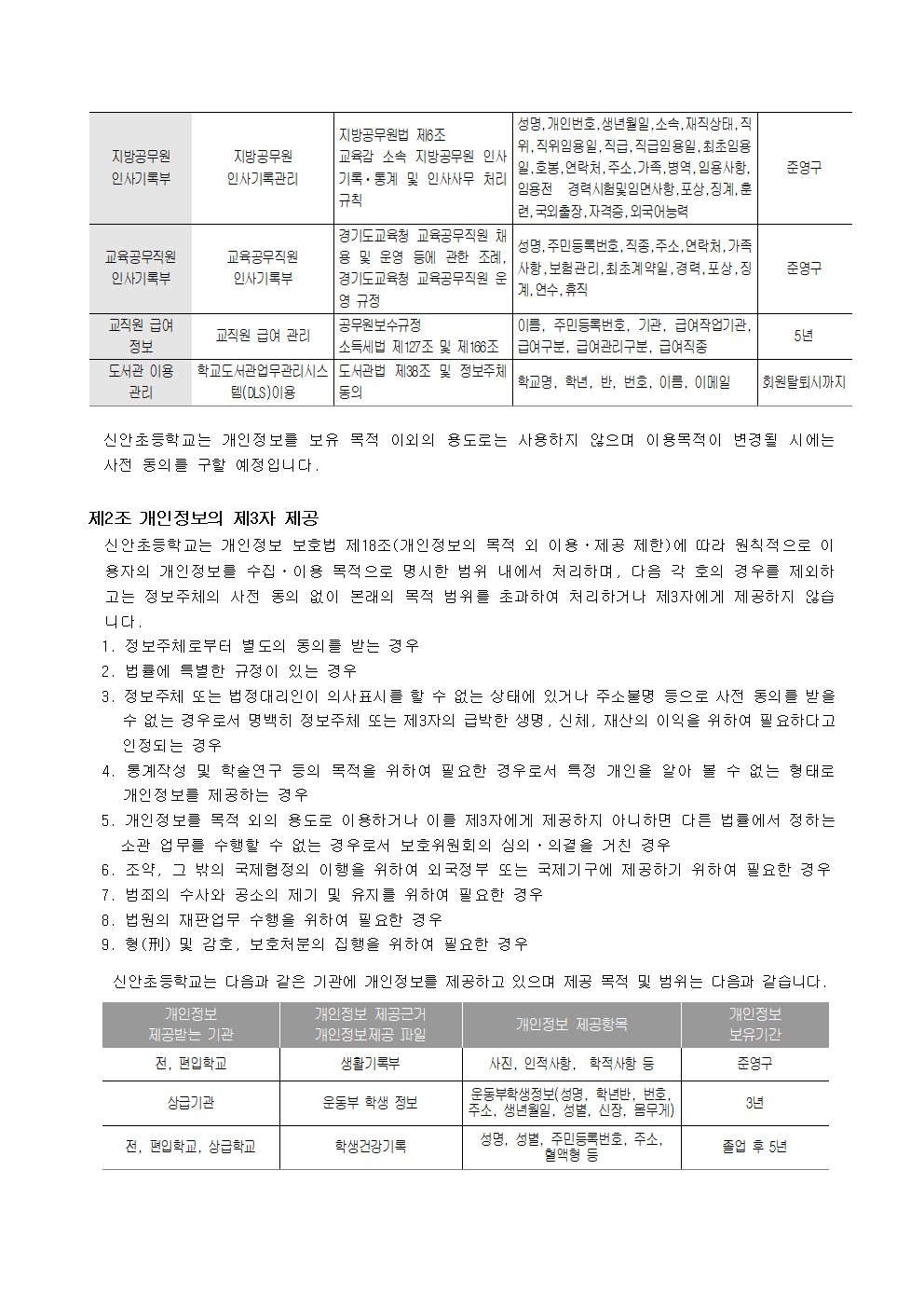 개인정보처리방침 개정(안)002